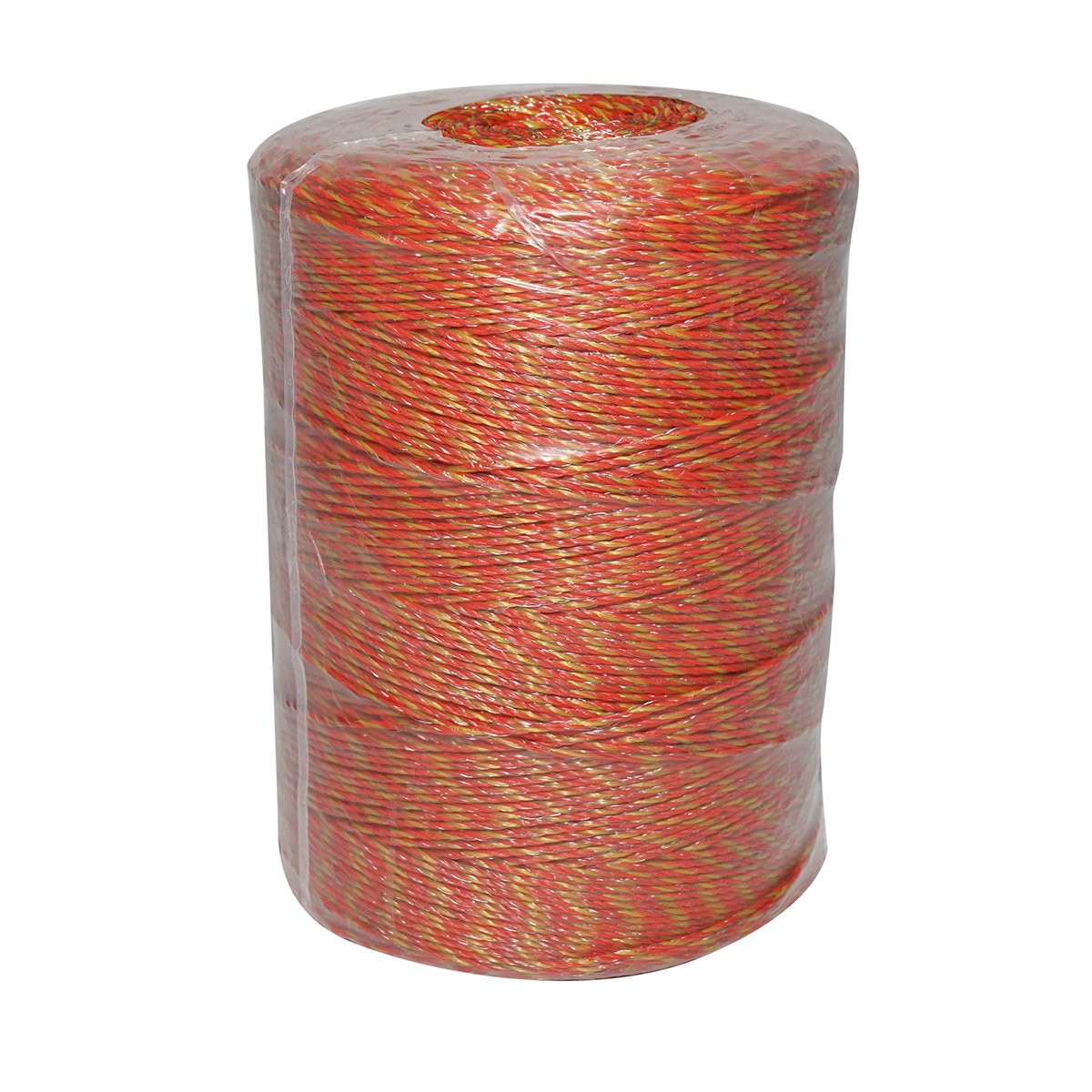 Rola fir galben-rosu fi 2mm, 6x0.15mm SS inox, 5.5 Ohm/m 1000m gard electric Breckner Germany